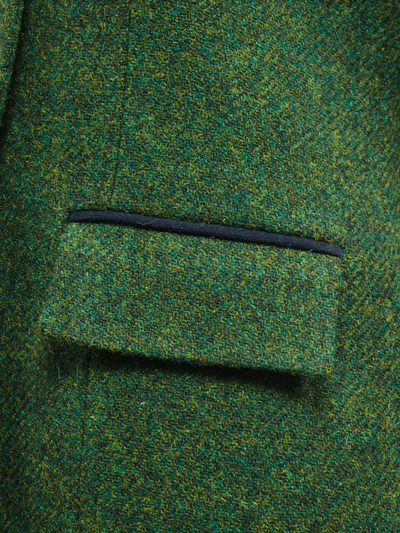 Harris Tweed Lucy Coat Bottle Green