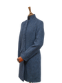 Harris Tweed Lucy Coat Navy Herringbone