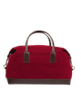 Harris Tweed Luggage Bag - 211 (Brown Leather)