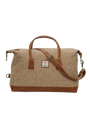 Harris Tweed Luggage Bag 326 (Tan Leather)