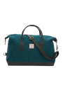Harris Tweed Luggage Bag 334 (Black Leather)
