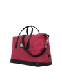 Harris Tweed Luggage Bag - 349 (Black Leather)