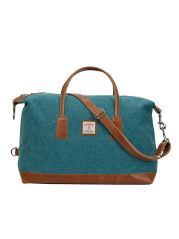 Harris Tweed Luggage Bag 350 (Tan Leather)