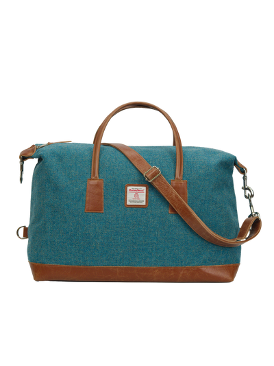 Harris Tweed Luggage Bag 350 (Tan Leather)