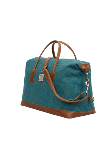 Harris Tweed Luggage Bag 350 (Tan Leather)
