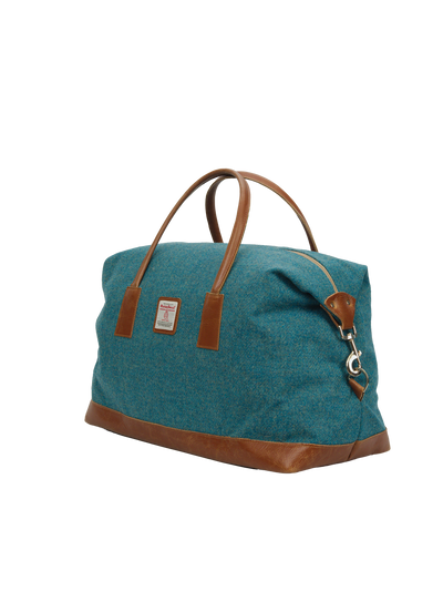 Harris Tweed Luggage Bag 350 (Tan Leather)