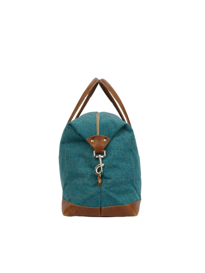 Harris Tweed Luggage Bag 350 (Tan Leather)