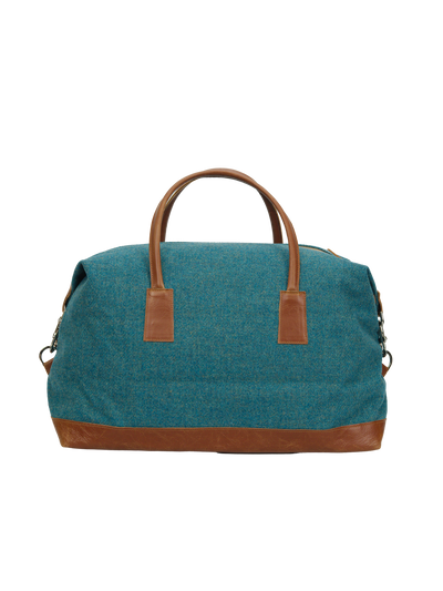 Harris Tweed Luggage Bag 350 (Tan Leather)