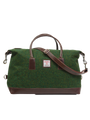 Harris Tweed Luggage Bag - 352 (Brown Leather)