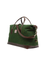 Harris Tweed Luggage Bag - 352 (Brown Leather)