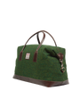 Harris Tweed Luggage Bag - 352 (Brown Leather)