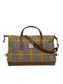 Harris Tweed Luggage Bag - A0102 (Tan Leather)