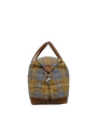 Harris Tweed Luggage Bag - A0102 (Tan Leather)