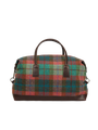 Harris Tweed Luggage Bag A0112 (Tan Leather)