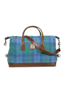 Harris Tweed Luggage Bag - A0122 (Tan Leather)