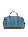 Harris Tweed Luggage Bag - A0122 (Tan Leather)