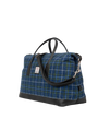 Harris Tweed Luggage Bag - A0169 (Black Leather)