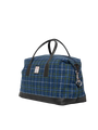 Harris Tweed Luggage Bag - A0169 (Black Leather)