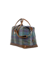 Harris Tweed Luggage Bag - A0173 (Tan Leather)