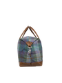 Harris Tweed Luggage Bag - A0173 (Tan Leather)