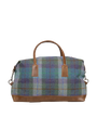 Harris Tweed Luggage Bag - A0173 (Tan Leather)