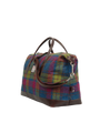Harris Tweed Luggage Bag - A0195 (Brown Leather)