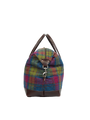 Harris Tweed Luggage Bag - A0195 (Brown Leather)