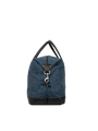 Harris Tweed Luggage Bag - A0197 (Black Leather)