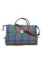 Harris Tweed Luggage Bag - A0222 (Tan Leather)