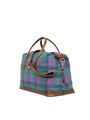 Harris Tweed Luggage Bag - A0222 (Tan Leather)