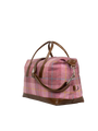 Harris Tweed Luggage Bag - A0223 (Tan Leather)