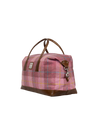 Harris Tweed Luggage Bag - A0223 (Tan Leather)