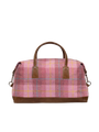 Harris Tweed Luggage Bag - A0223 (Tan Leather)