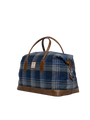Harris Tweed Luggage Bag - A0237 (Tan Leather)