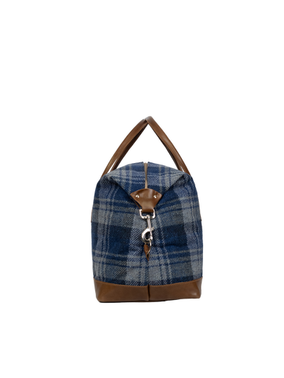 Harris Tweed Luggage Bag - A0237 (Tan Leather)