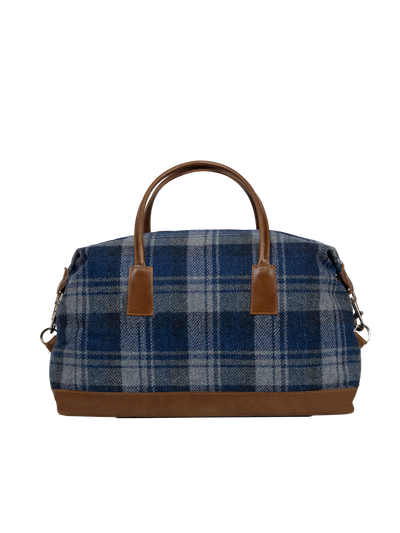 Harris Tweed Luggage Bag - A0237 (Tan Leather)