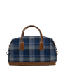 Harris Tweed Luggage Bag - A0237 (Tan Leather)