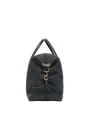 Harris Tweed Luggage Bag - A0239 (Black Leather)