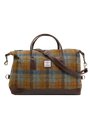 Harris Tweed Luggage Bag - A0240 (Brown Leather)