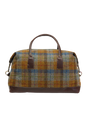 Harris Tweed Luggage Bag - A0240 (Brown Leather)