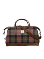 Harris Tweed Luggage Bag - A0254 (Tan Leather)
