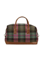 Harris Tweed Luggage Bag A0254 (Tan Leather)