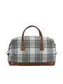 Harris Tweed Luggage Bag - A0259 (Tan Leather)