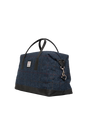 Harris Tweed Luggage Bag - A0260 (Black Leather)