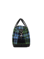 Harris Tweed Luggage Bag - A0261 (Black Leather)