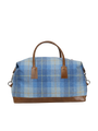 Harris Tweed Luggage Bag - A069 (Tan Leather)