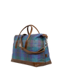 Harris Tweed Luggage Bag - A085 (Tan Leather)
