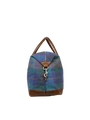 Harris Tweed Luggage Bag - A085 (Tan Leather)