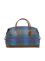 Harris Tweed Luggage Bag - A085 (Tan Leather)