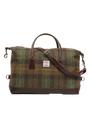 Harris Tweed Luggage Bag - A086 (Brown Leather)